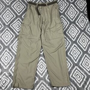 REI Co Op Men's Convertible Pants 32x30 Tan Hiking Camping Outdoor Lightweight